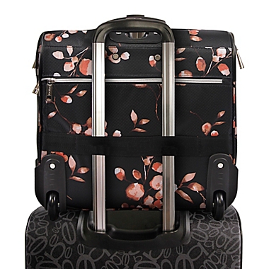 Bebe Valentina Valentina 16.5-inch Softside Wheeled Underseat Luggage in Floral. View a larger version of this product image.