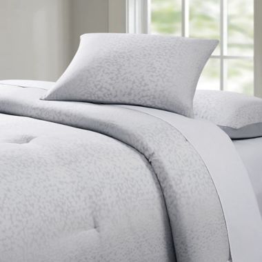 Christian Siriano NY&reg; Jasper 2- Piece Twin XL Duvet Set in Grey. View a larger version of this product image.