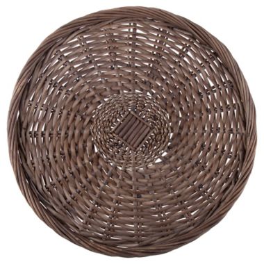 Bee &amp; Willow&trade; Wicker Charger Plate in Grey. View a larger version of this product image.
