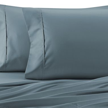 Therapedic&reg; Celliant&reg; 400-Thread-Count King Pillowcases in Blue (Set of 2). View a larger version of this product image.