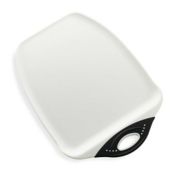 Dexas&reg; Chop and Scoop&trade; Cutting Board in White/Black