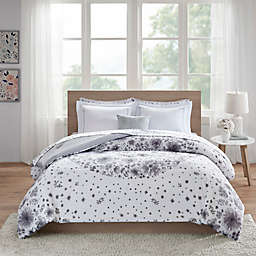 Intelligent Design Emma Reversible Full Comforter Set in Grey