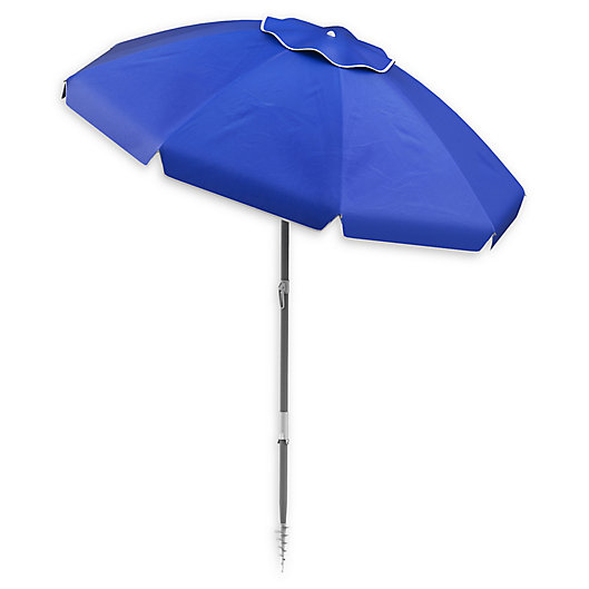 Alternate image 1 for Pure Garden 7-Foot Round Beach Umbrella