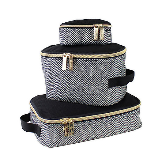 Alternate image 1 for Itzy Ritzy® 3-Piece Pack Like A Boss Packing Cubes