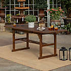 Alternate image 1 for Forest Gate Eagleton Acacia Wood Butterfly Patio Table in Dark Brown