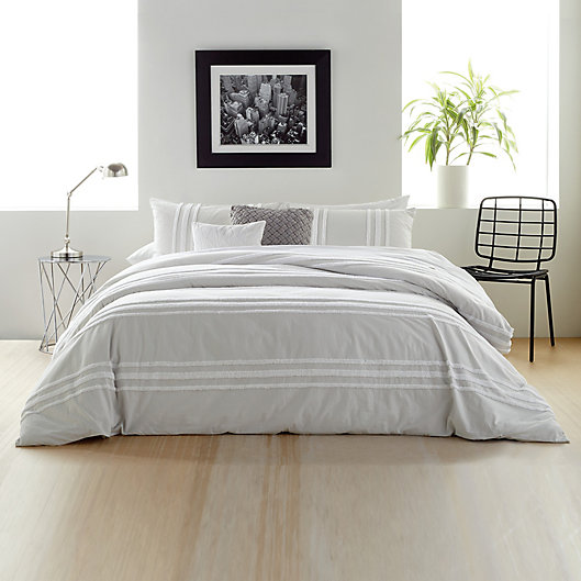 Alternate image 1 for DKNY Chenille Stripe Comforter Set