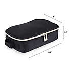 Alternate image 1 for Itzy Ritzy&reg; 3-Piece Pack Like A Boss Packing Cubes in Black/Silver