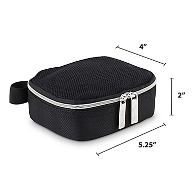 Itzy Ritzy&reg; 3-Piece Pack Like A Boss Packing Cubes in Black/Silver. View a larger version of this product image.