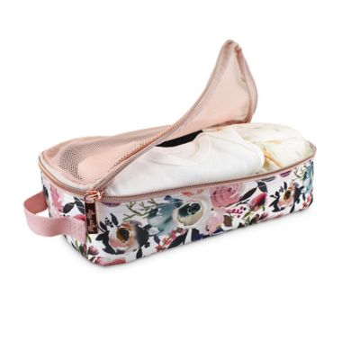 Itzy Ritzy&reg; 3-Piece Pack Like A Boss Packing Cubes in Blush Floral. View a larger version of this product image.