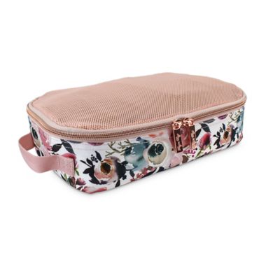 Itzy Ritzy&reg; 3-Piece Pack Like A Boss Packing Cubes in Blush Floral. View a larger version of this product image.