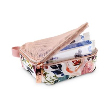 Itzy Ritzy&reg; 3-Piece Pack Like A Boss Packing Cubes in Blush Floral. View a larger version of this product image.