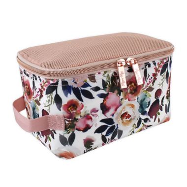 Itzy Ritzy&reg; 3-Piece Pack Like A Boss Packing Cubes in Blush Floral. View a larger version of this product image.
