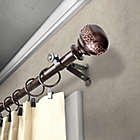 Alternate image 1 for Rod Desyne Naomi 28 to 48-Inch Single Curtain Rod Set in Cocoa