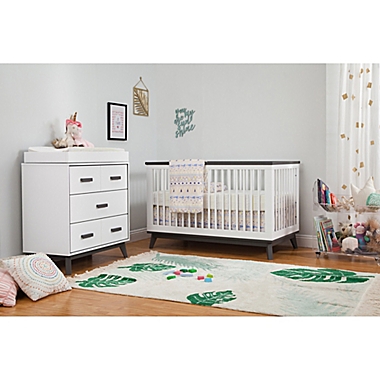 Babyletto Scoot Nursery Furniture Collection in White/Slate. View a larger version of this product image.