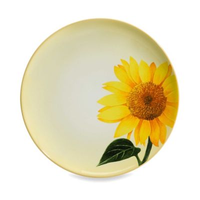 Noritake&reg; Colorwave Floral Accent Plate in Mustard