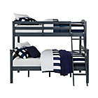 Alternate image 2 for Dorel Living&reg; Tayson Twin Over Full Bunk Bed in Gray