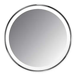 simplehuman&reg; Sensor Mirror Compact in Black/Stainless Steel