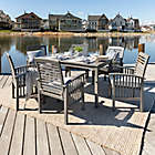 Alternate image 10 for Forest Gate Arvada 7-Piece Acacia Wood Outdoor Dining Set