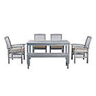 Alternate image 3 for Forest Gate Arvada 6-Piece Acacia Wood Outdoor Dining Set