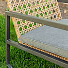 Alternate image 9 for Forest Gate Patio Wicker Rocking Chair in Grey/Brown