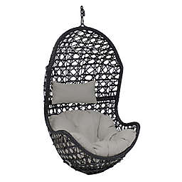 Sunnydaze Decor Cordelia Hanging Egg Chair with Cushions