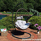 Alternate image 1 for Sunnydaze Decor Danielle Hanging Egg Chair in Grey