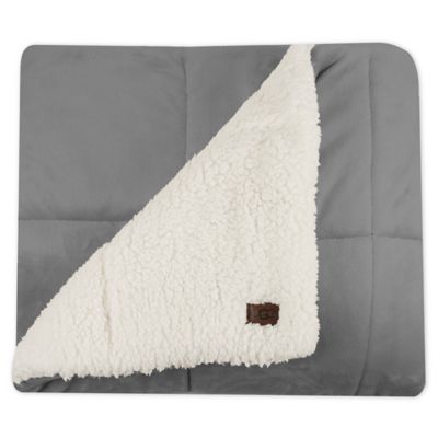 gray ugg blanket