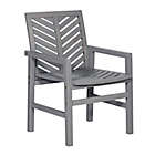 Alternate image 1 for Forest Gate Olive 7-Piece Outdoor Acacia Extendable Table Dining Set in Grey Wash