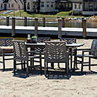 Alternate image 0 for Forest Gate Olive 7-Piece Outdoor Acacia Extendable Table Dining Set in Grey Wash