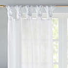 Alternate image 3 for Madison Park Ceres 63-Inch Twist Tab Voile Window Curtain Panel in White (Single)