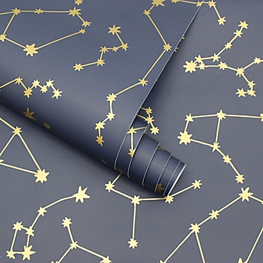 The Novogratz Constellations Peel and Stick Wallpaper. View a larger version of this product image.