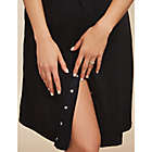 Alternate image 3 for Motherhood Maternity&reg; Medium 3-in-1 Labor, Delivery, and Nursing Gown in Black