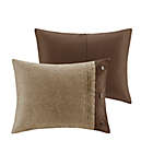 Alternate image 3 for Madison Park Boone 7-Piece Queen Comforter Set in Brown