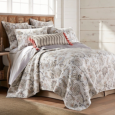 Bee &amp; Willow&trade; Terra Rosa 3-Piece Reversible Full/Queen Quilt Set in Blush/Ivory. View a larger version of this product image.