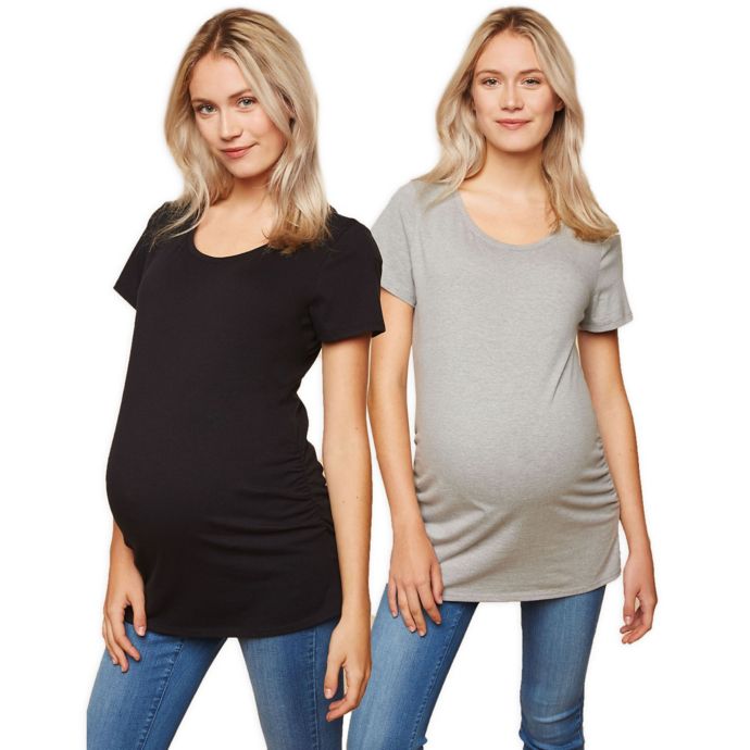 Motherhood Maternity® 2Pack BumpStart Maternity TShirts buybuy BABY
