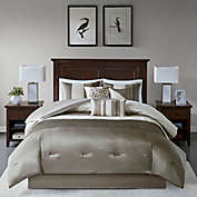 Madison Park Amherst 7-Piece California King Comforter Set in Ivory/Beige