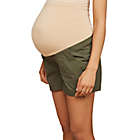 Alternate image 0 for Motherhood Maternity&reg; Poplin Maternity Shorts