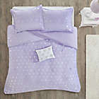 Alternate image 2 for Mi Zone Rosalie 4-Piece Full/Queen Comforter Set in Purple/Silver