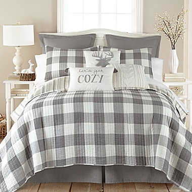 Levtex Home Camden 3-Piece Reversible King Quilt Set in Grey. View a larger version of this product image.