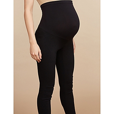 Motherhood Maternity&reg; Small Maia Skinny Ankle Maternity Pant in Black. View a larger version of this product image.