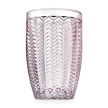 Godinger&reg; Twill Highball Glasses in Pink (Set of 4). View a larger version of this product image.