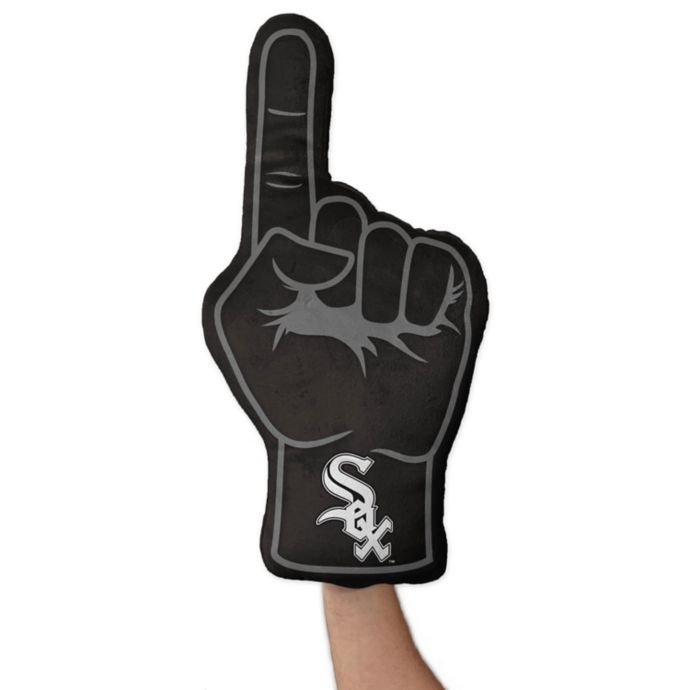 Mlb Chicago White Sox Foam Finger Throw Pillow Bed Bath Beyond