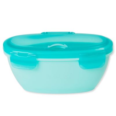 SKIP*HOP&reg; 2-Piece Easy-Serve Travel Bowl and Spoon Set in Teal