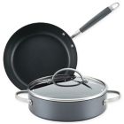 Alternate image 0 for Anolon&reg; Advanced Home Nonstick Hard-Anodized Aluminum 3-Piece Cookware Set in Moonstone