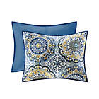 Alternate image 5 for Madison Park Tangiers Queen Coverlet Set in Blue