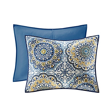 Madison Park Tangiers King Coverlet Set in Blue. View a larger version of this product image.