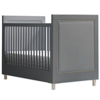 Simmons Kids Avery 3-in-1 Convertible Crib in Charcoal Grey by Delta Children