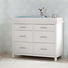 Alternate image 1 for Simmons Kids Avery 6-Drawer Dresser with Changing Top in Bianca White by Delta Children
