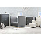 Alternate image 6 for Simmons Kids Avery 6-Drawer Dresser with Changing Top in Charcoal Grey by Delta Children