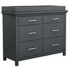 Alternate image 0 for Simmons Kids Avery 6-Drawer Dresser with Changing Top in Charcoal Grey by Delta Children